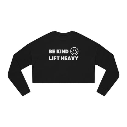 Bella+Canvas – Women’s 52/48 Cropped Sweatshirt - Be Kind - K Fit Body
