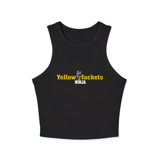 Ladies Ribbed Tank -  Yellow Jackets Ninja