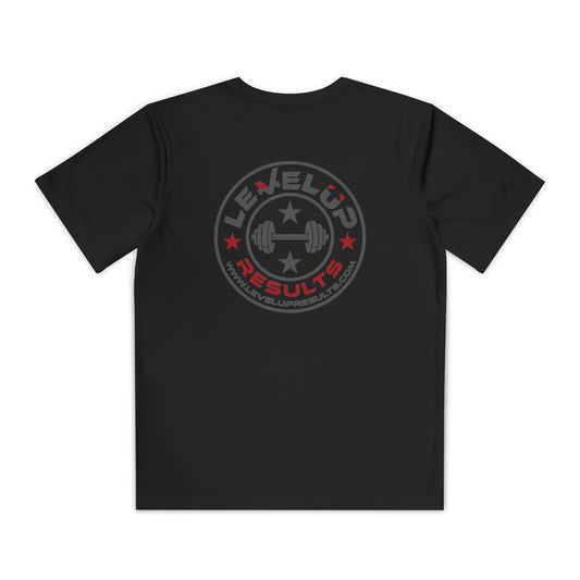 Youth Moisture-Wicking Performance Tee - Results - Level Up Fitness