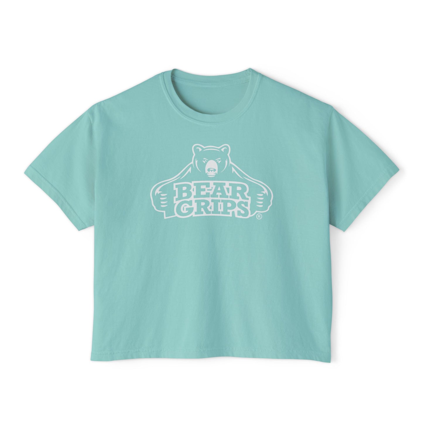 Women’s Crop Oversized Boxy Tee - Sample - Bear Grips