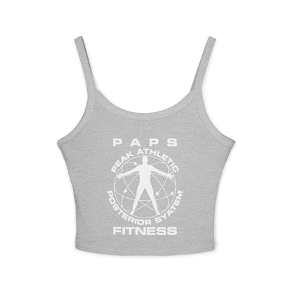 Women’s 52/48 Cotton/Poly Spaghetti Strap Tank - PAPS Fitness