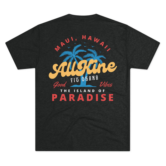 Next Level – Unisex 50/25/25 Tri blend Crew Tee - Paradise- All Kine