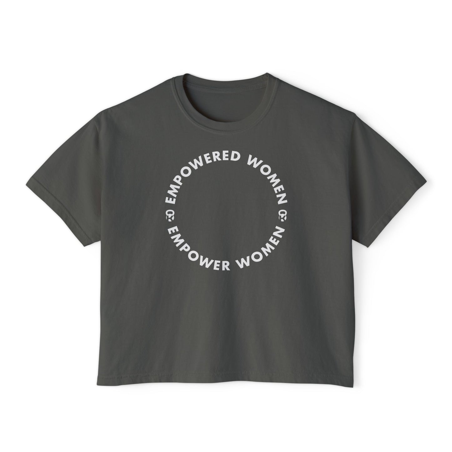 Women’s Oversized Boxy Tee - Empowered -  K Fit Body