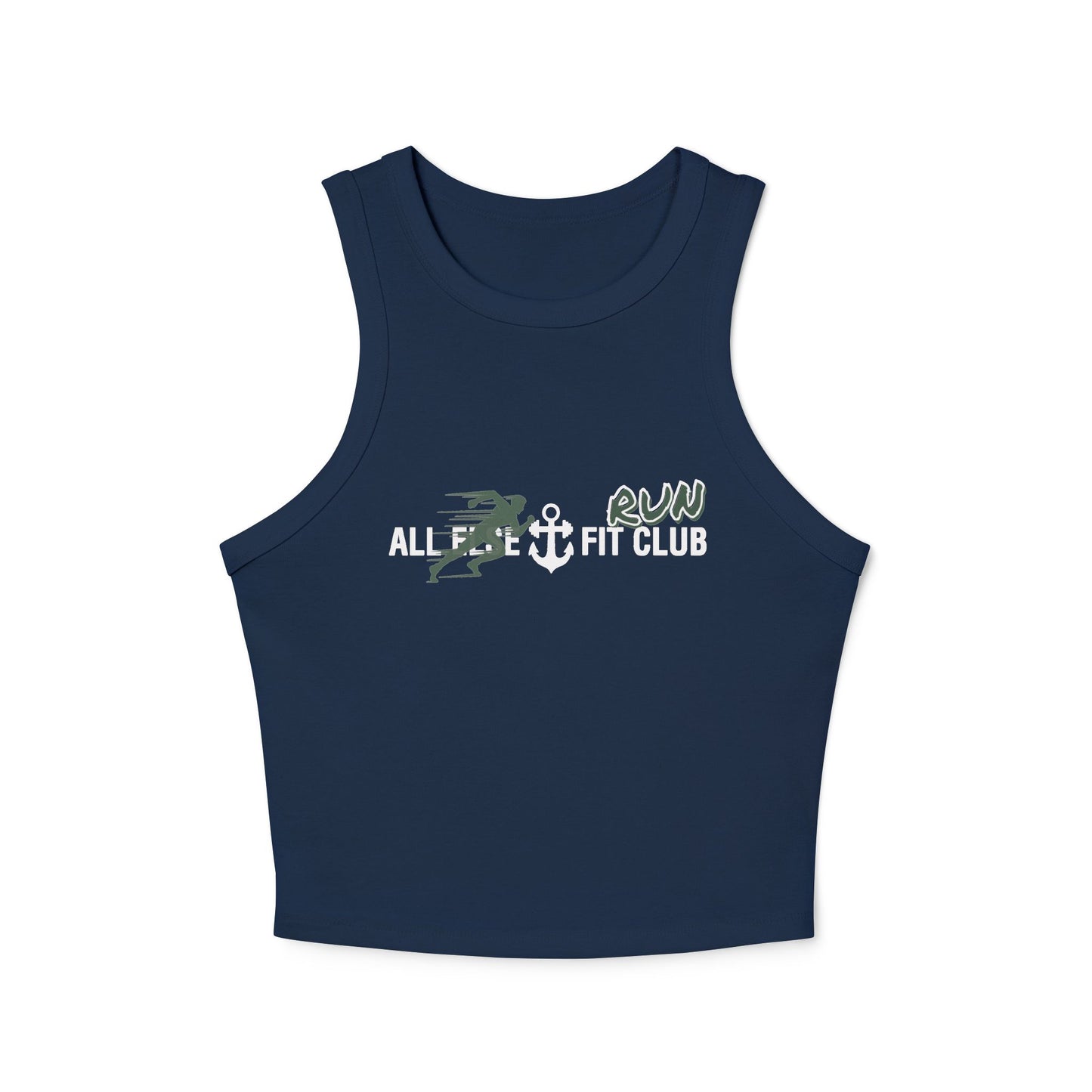 Ladies Ribbed Tank - AEFC : Run Club -All Else Fit Club