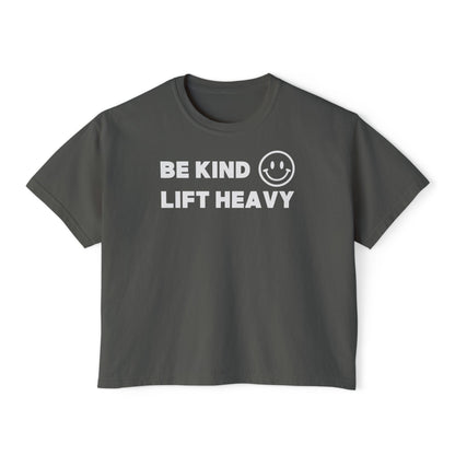 Women’s Oversized Boxy Tee - Be Kind -  K Fit Body