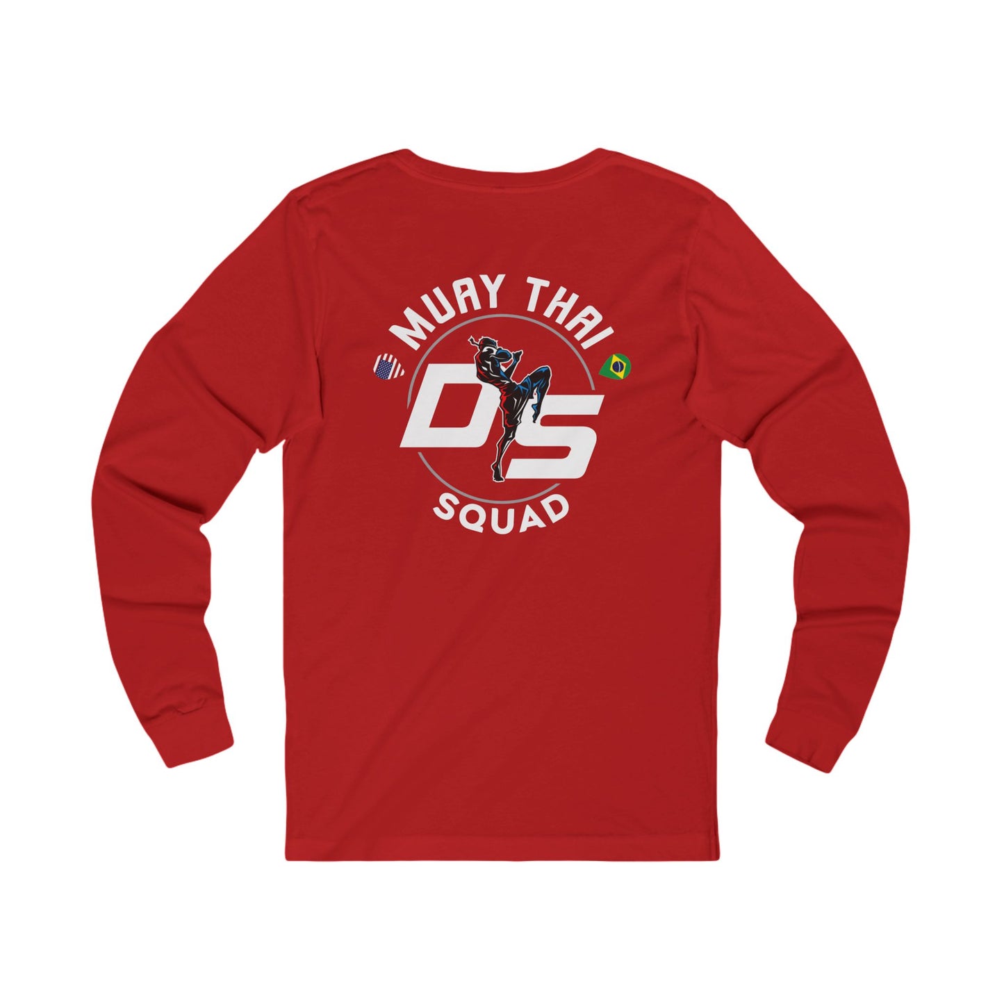 Long Sleeve Cotton Shirt -DS Muay Thai Squad