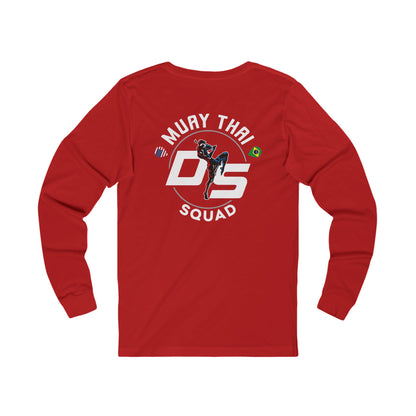 Long Sleeve Cotton Shirt -DS Muay Thai Squad