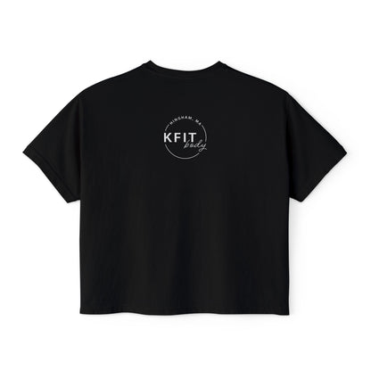 Women’s Oversized Boxy Tee - American -  K Fit Body
