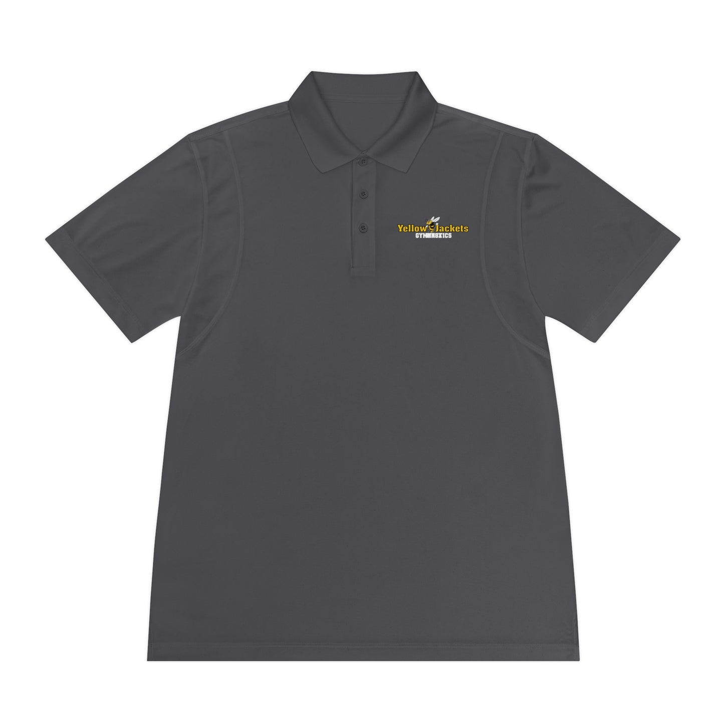Performance Polo Shirt - Moisture Wicking - Yellow Jackets Gymnastics