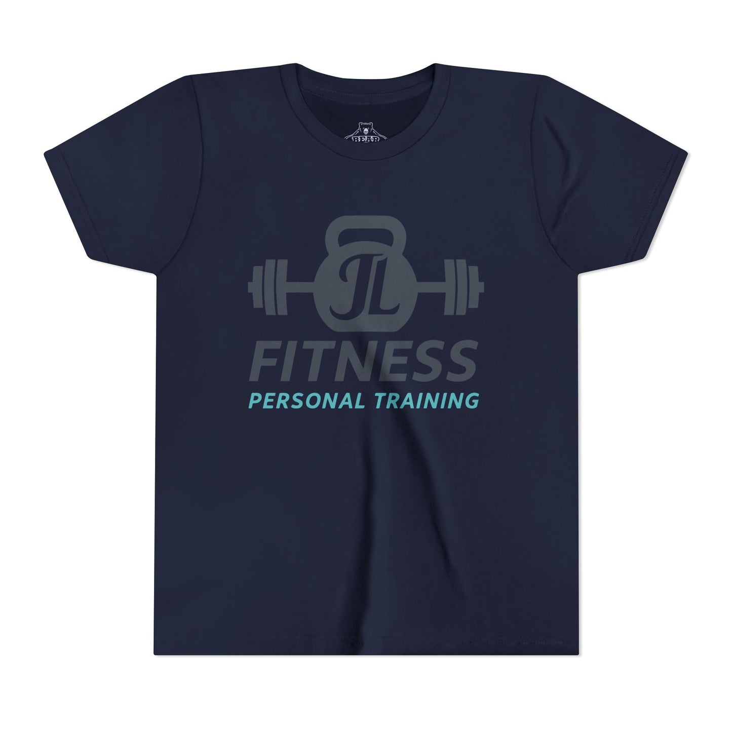 Youth Airlume Cotton Athletic  Tee - JL Kettlebell-JL Fitness