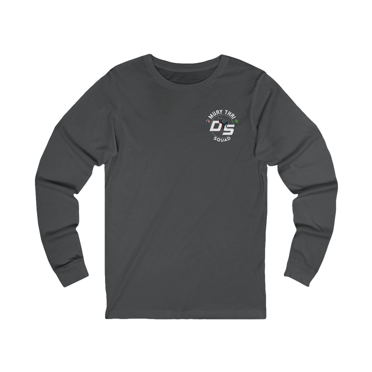 Long Sleeve Cotton Shirt -DS Muay Thai Squad