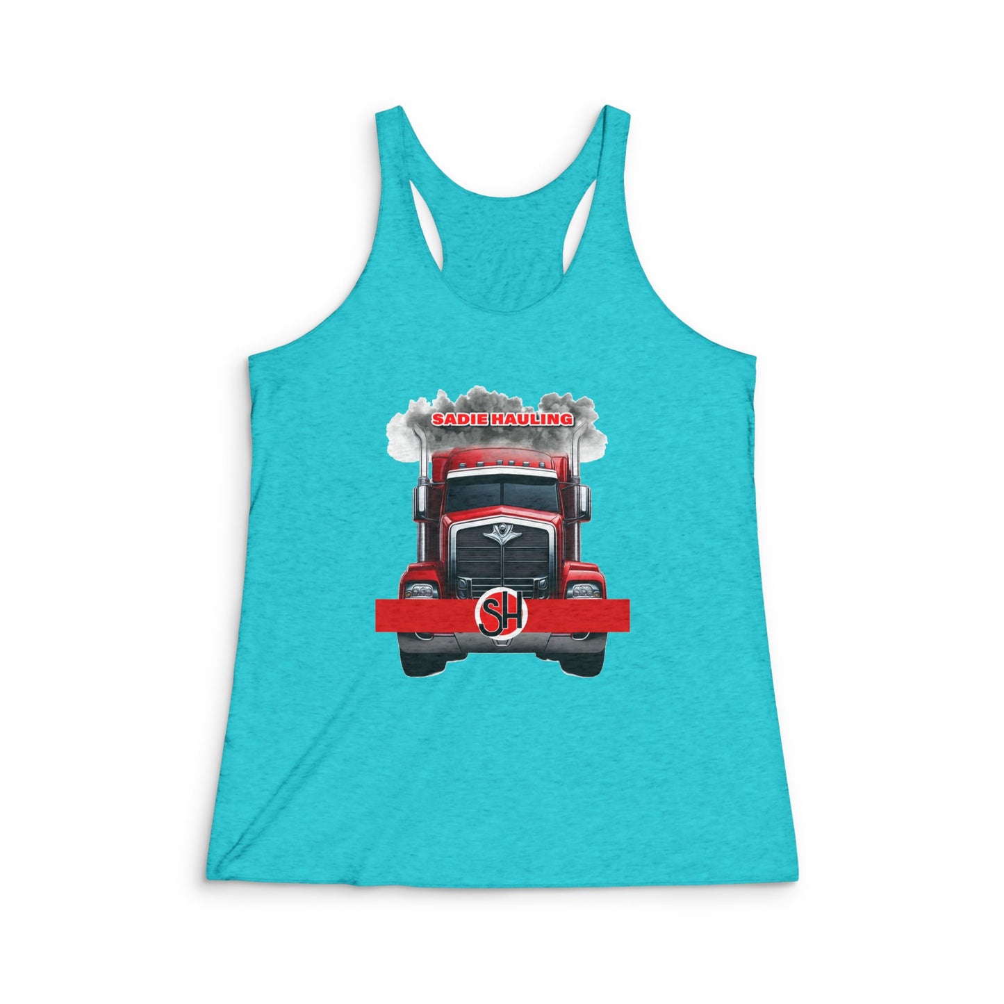 Next Level – Women’s 50/25/25 Triblend Racerback Tank - Sadie Hauling
