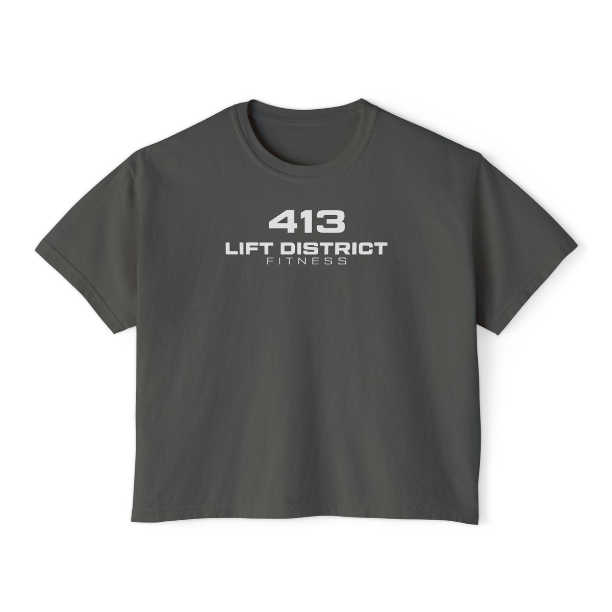 Women’s Oversized Boxy Tee - 413 - Lift District Fitness