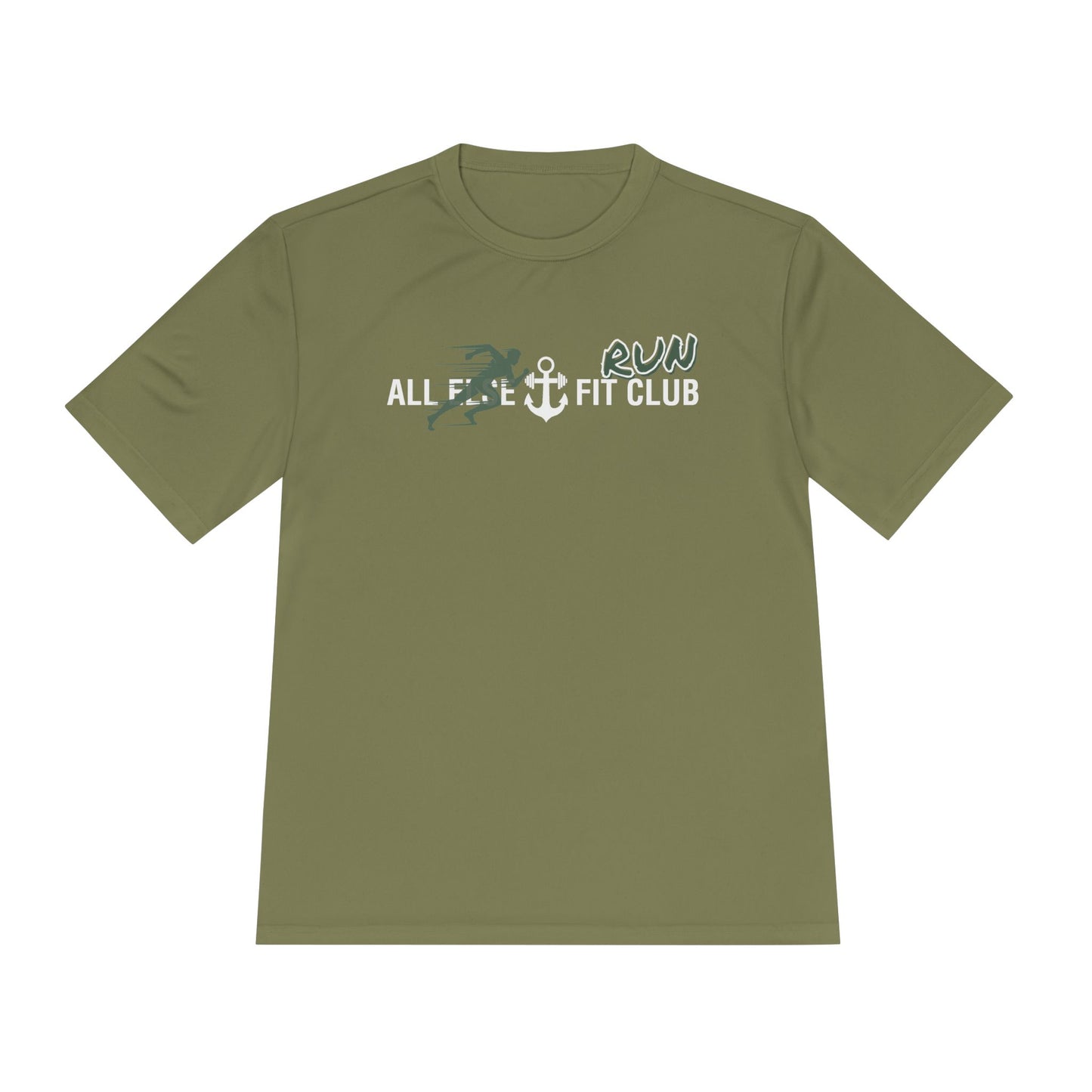 Moisture-Wicking Performance Tee - AEFC : Run Club -All Else Fit Club