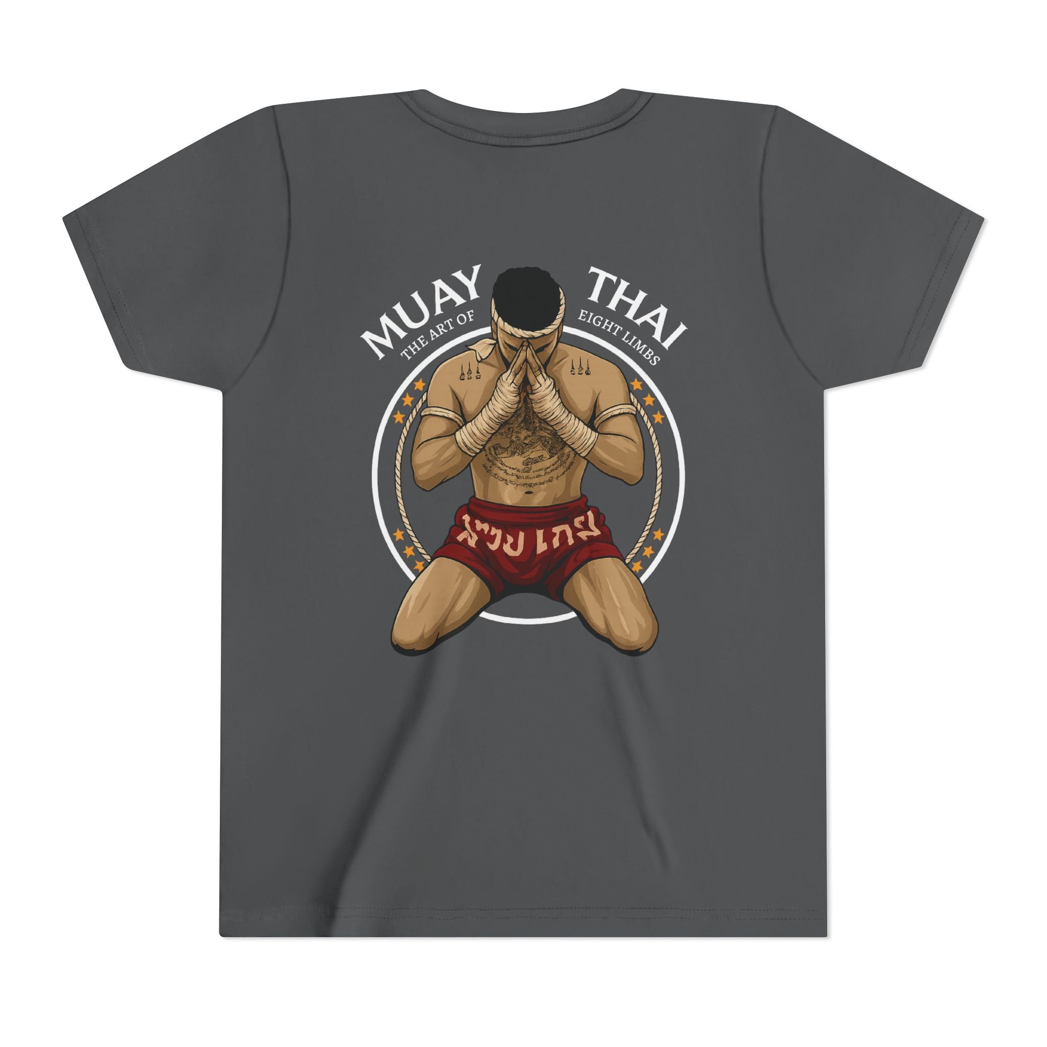 Airlume Cotton Athletic Youth Tee - 8 limbs - DS Muay Thai Squad