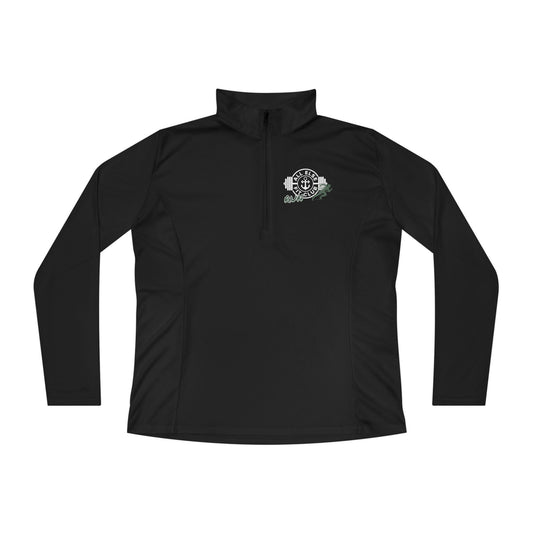 Ladies’ Quarter-Zip Pullover - AEFC : Run Club -All Else Fit Club