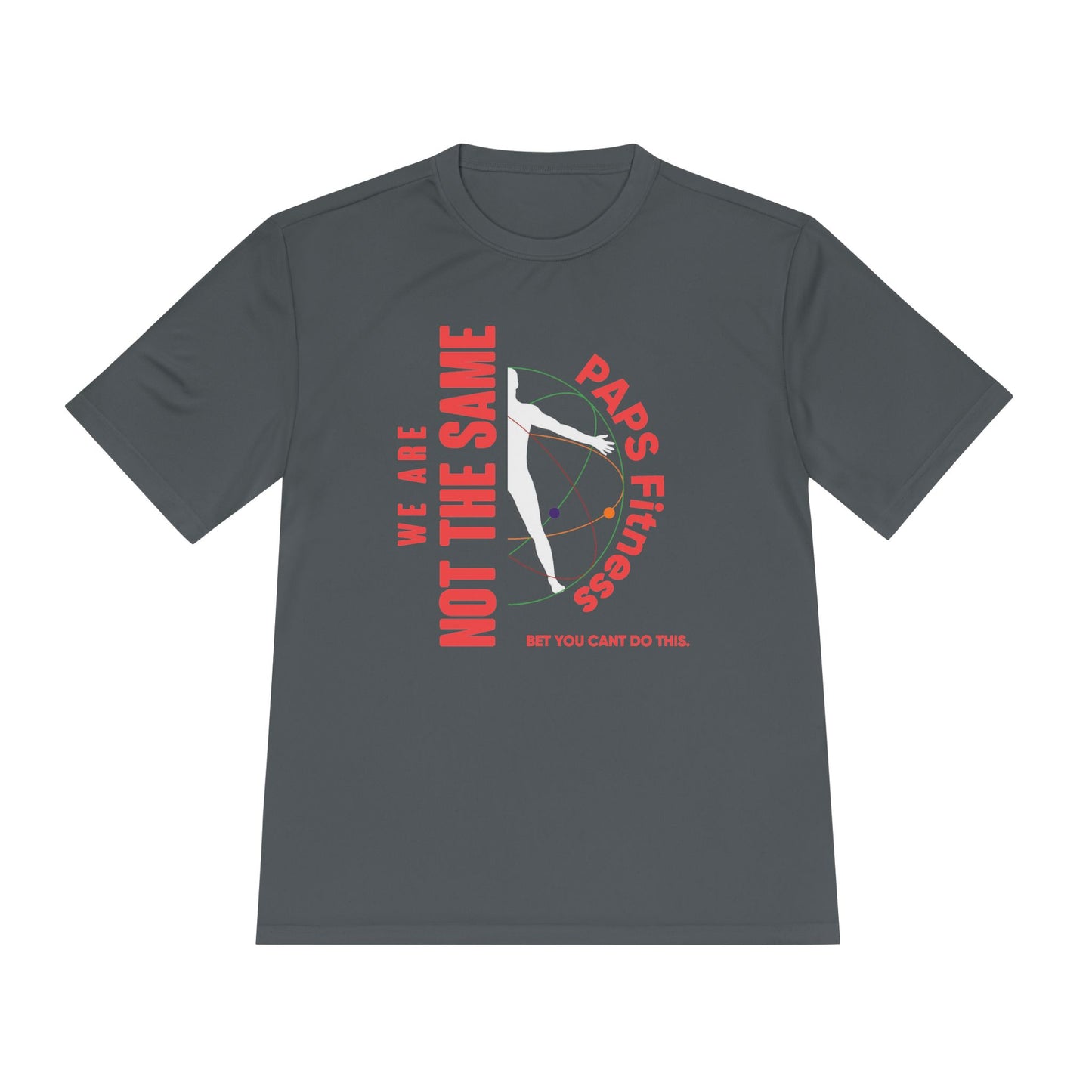 Moisture-Wicking Performance Tee - We Are Not The Same -  PAPS FITNESS