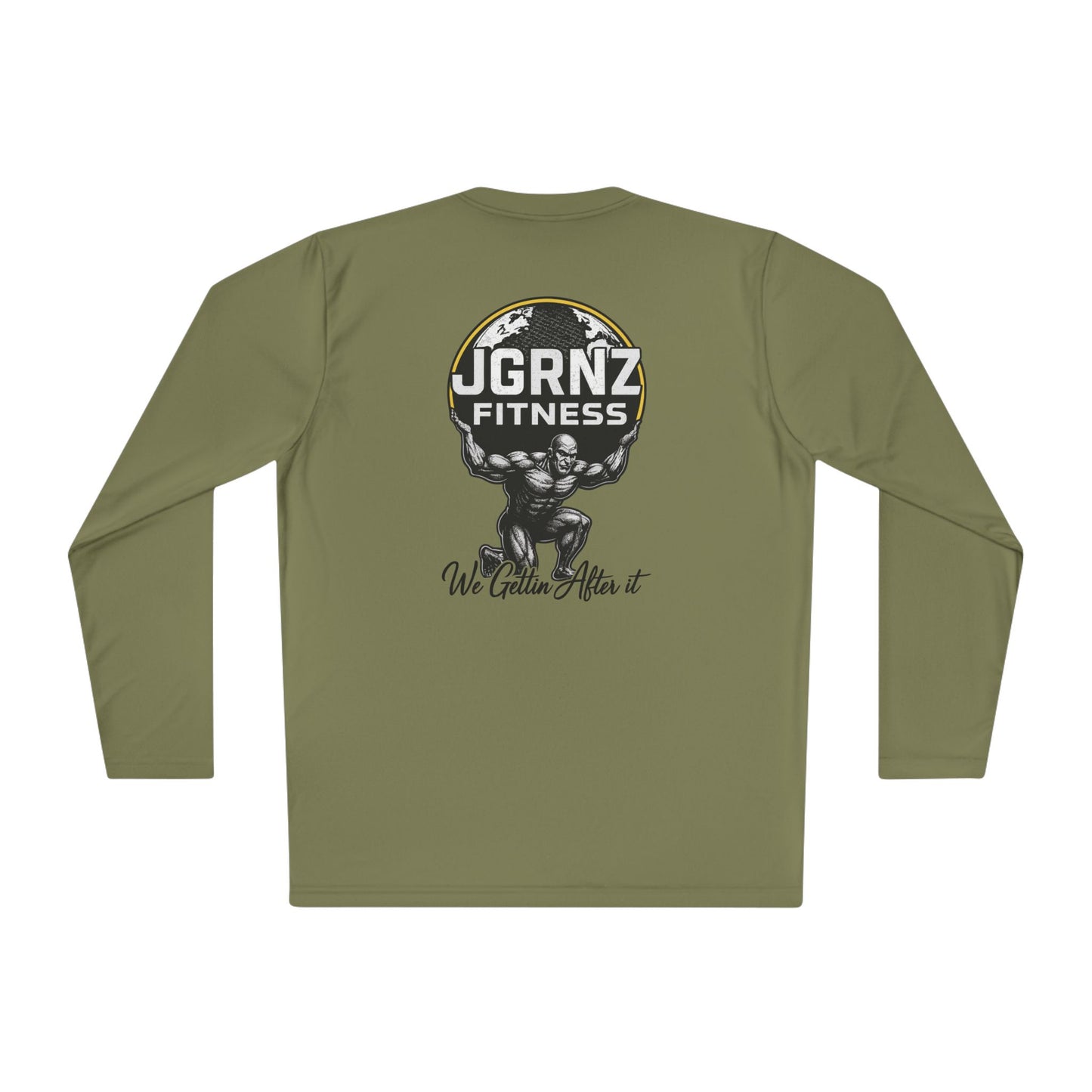 Unisex Performance Long Sleeve  - Steel Atlas - JGRNZ Fitness