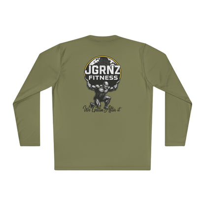 Unisex Performance Long Sleeve  - Steel Atlas - JGRNZ Fitness