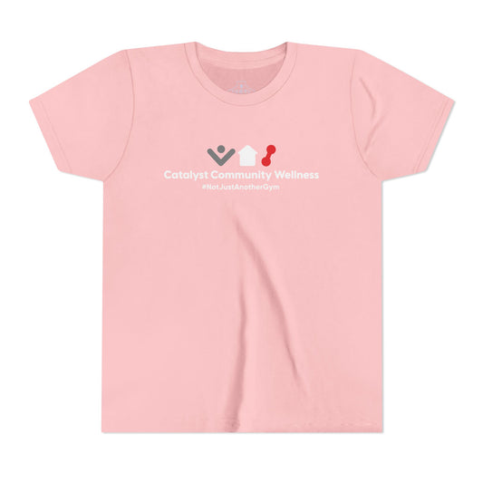 Youth Airlume Cotton Athletic  Tee -Notjustanothergym-Catalyst Community Wellness