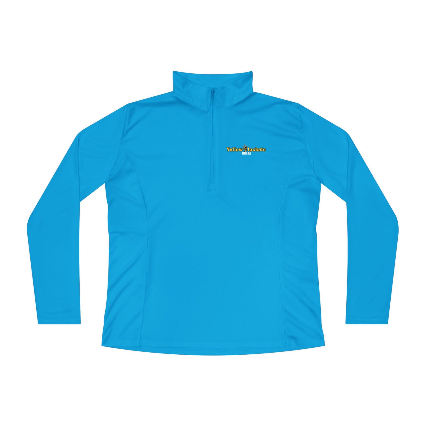 Ladies’ Quarter-Zip Pullover - Yellow Jackets Ninja