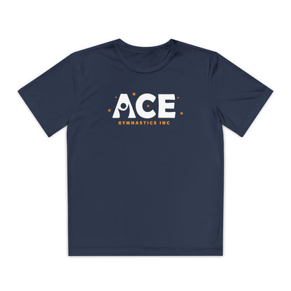 Youth Moisture-Wicking Performance Tee - Ace Gymnastics
