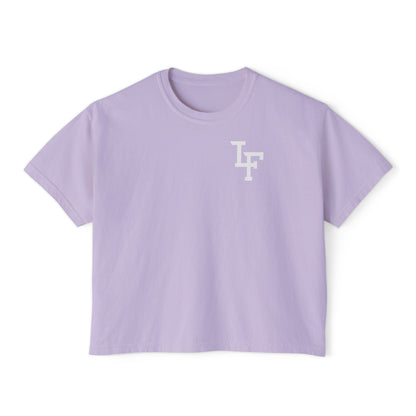 Women’s Oversized Boxy Tee - PMP - LITTLETON FITNESS
