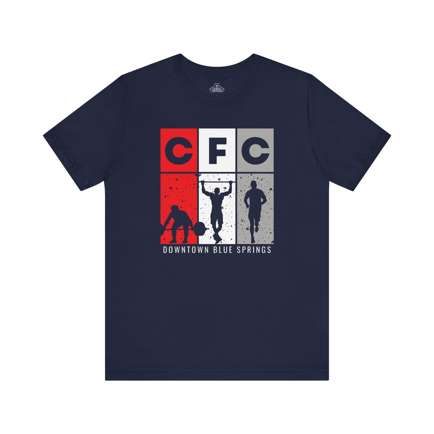 Men's Airlume Cotton Athletic Tee - CF Cerberus