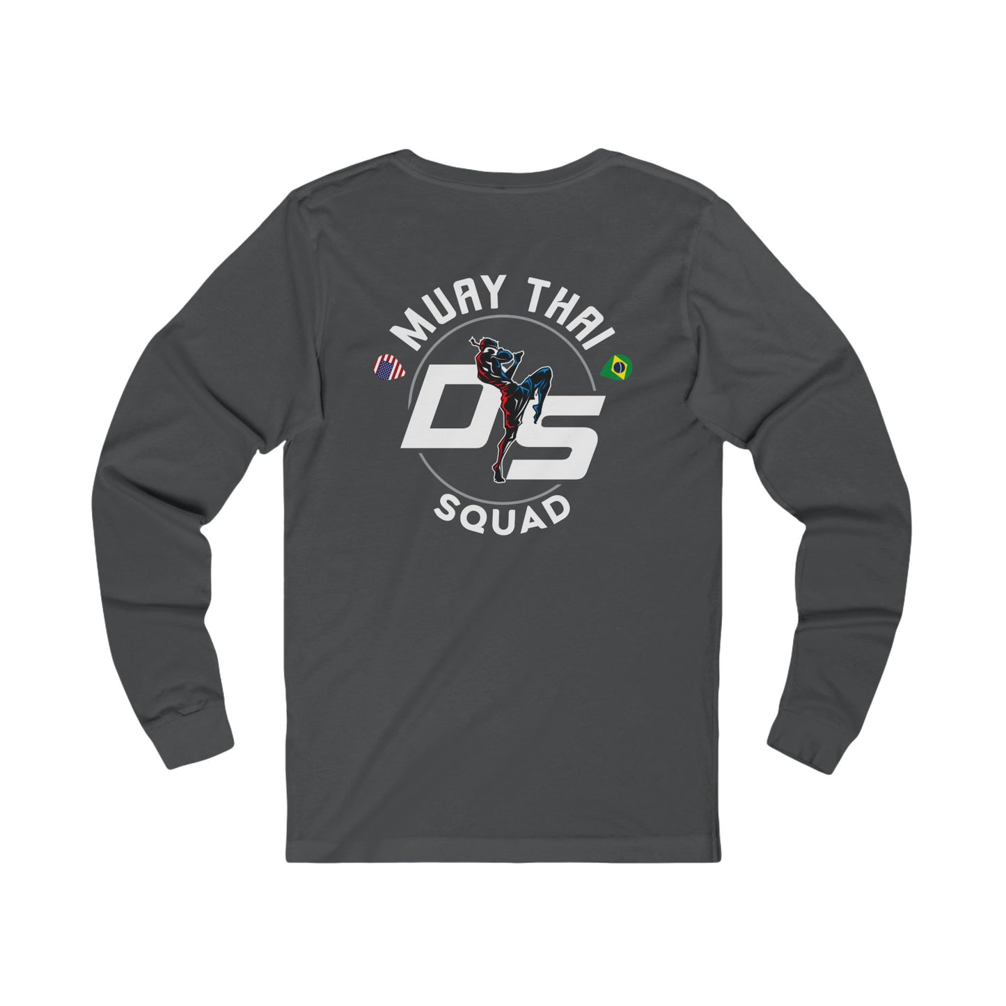 Long Sleeve Cotton Shirt -DS Muay Thai Squad