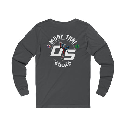 Long Sleeve Cotton Shirt -DS Muay Thai Squad