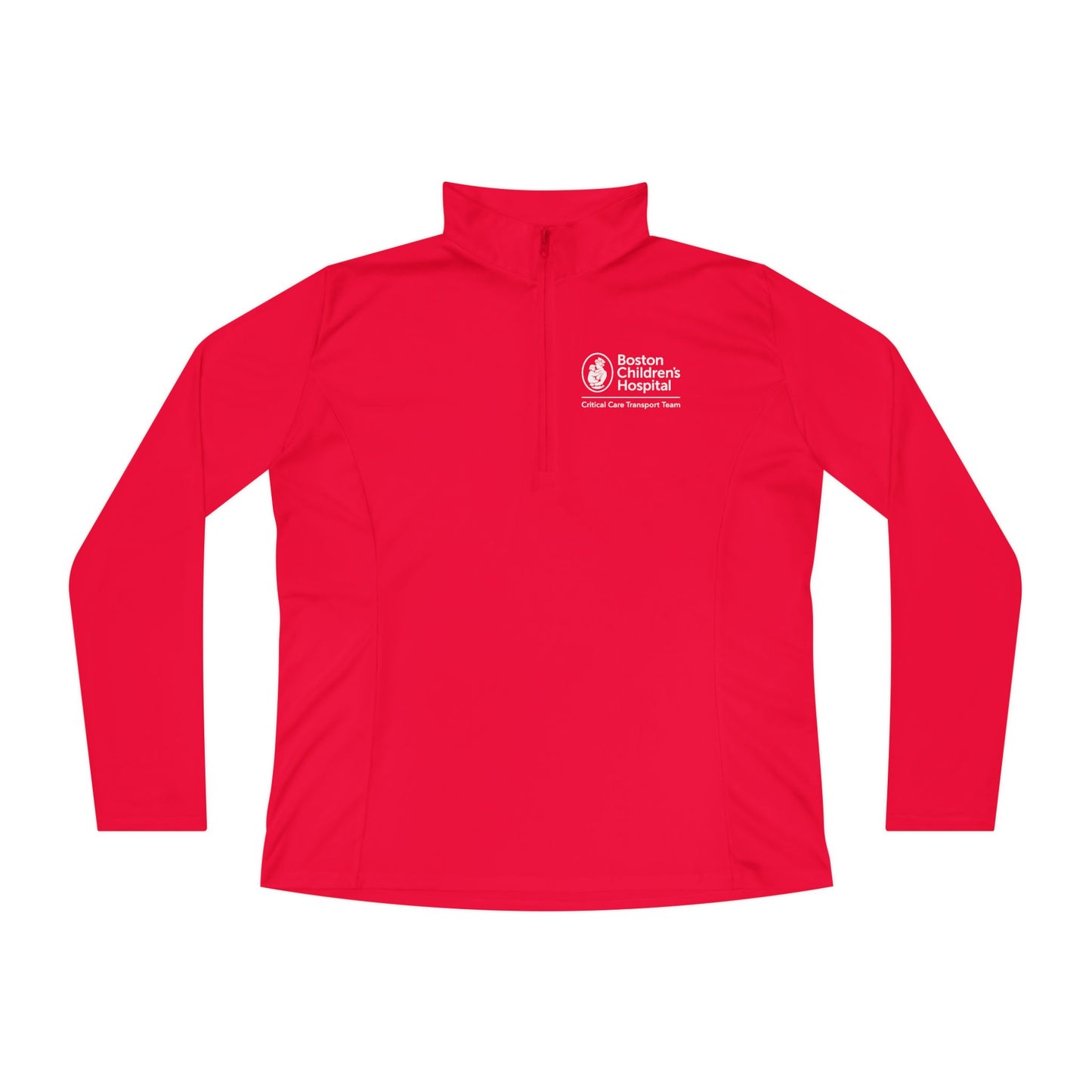Ladies’ Quarter-Zip Pullover - BCH - Critical Care Transport Team