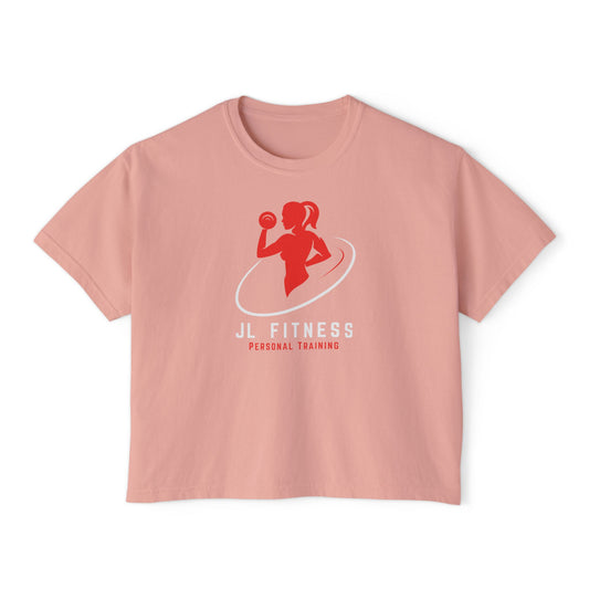 Women’s Oversized Boxy Tee - JL Fitness