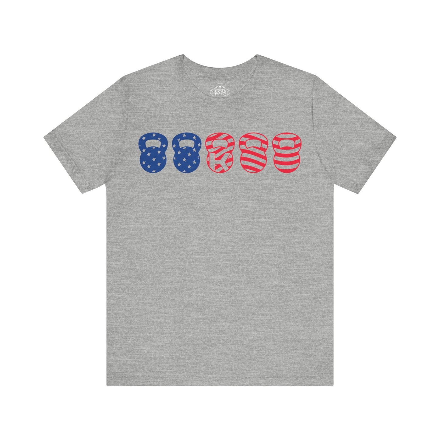 Airlume Cotton Athletic Tee - American -  K Fit Body