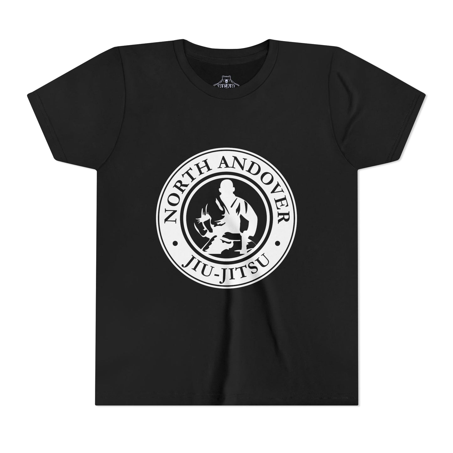 Youth Airlume Cotton Athletic  Tee - North Andover Jiu - Jitsu