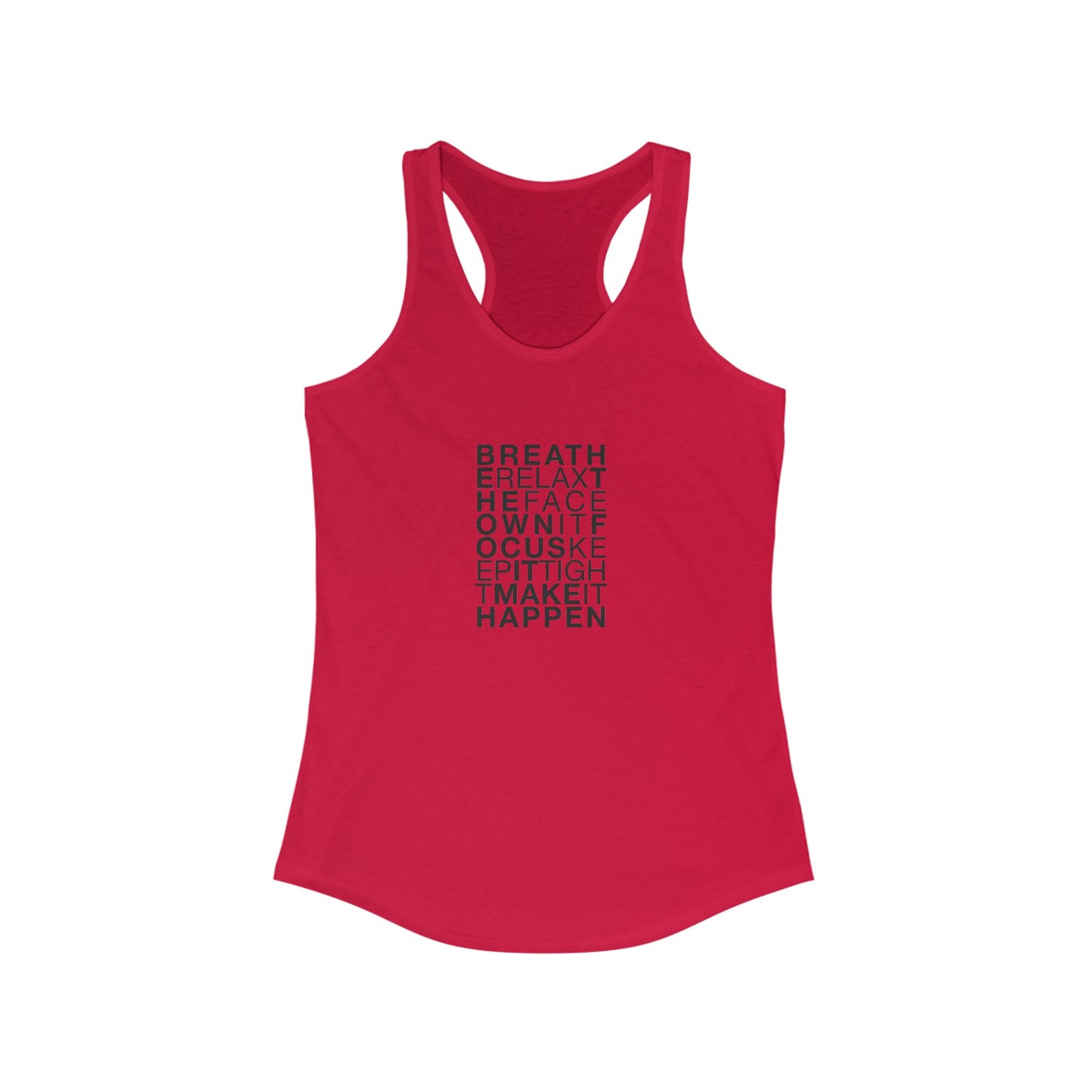 Ladies Racerback Tank  - Breathe - Morphe Life