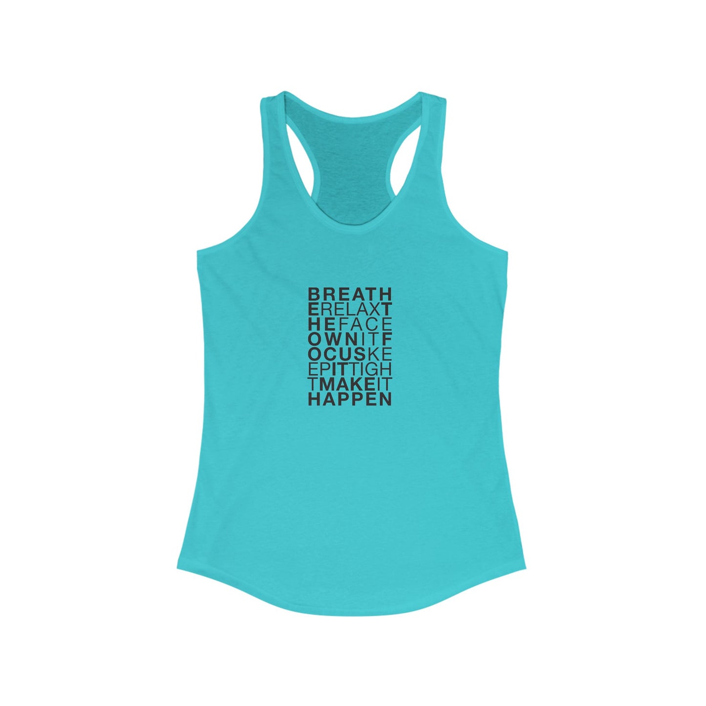 Ladies Racerback Tank  - Breathe - Morphe Life
