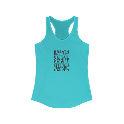 Ladies Racerback Tank  - Breathe - Morphe Life