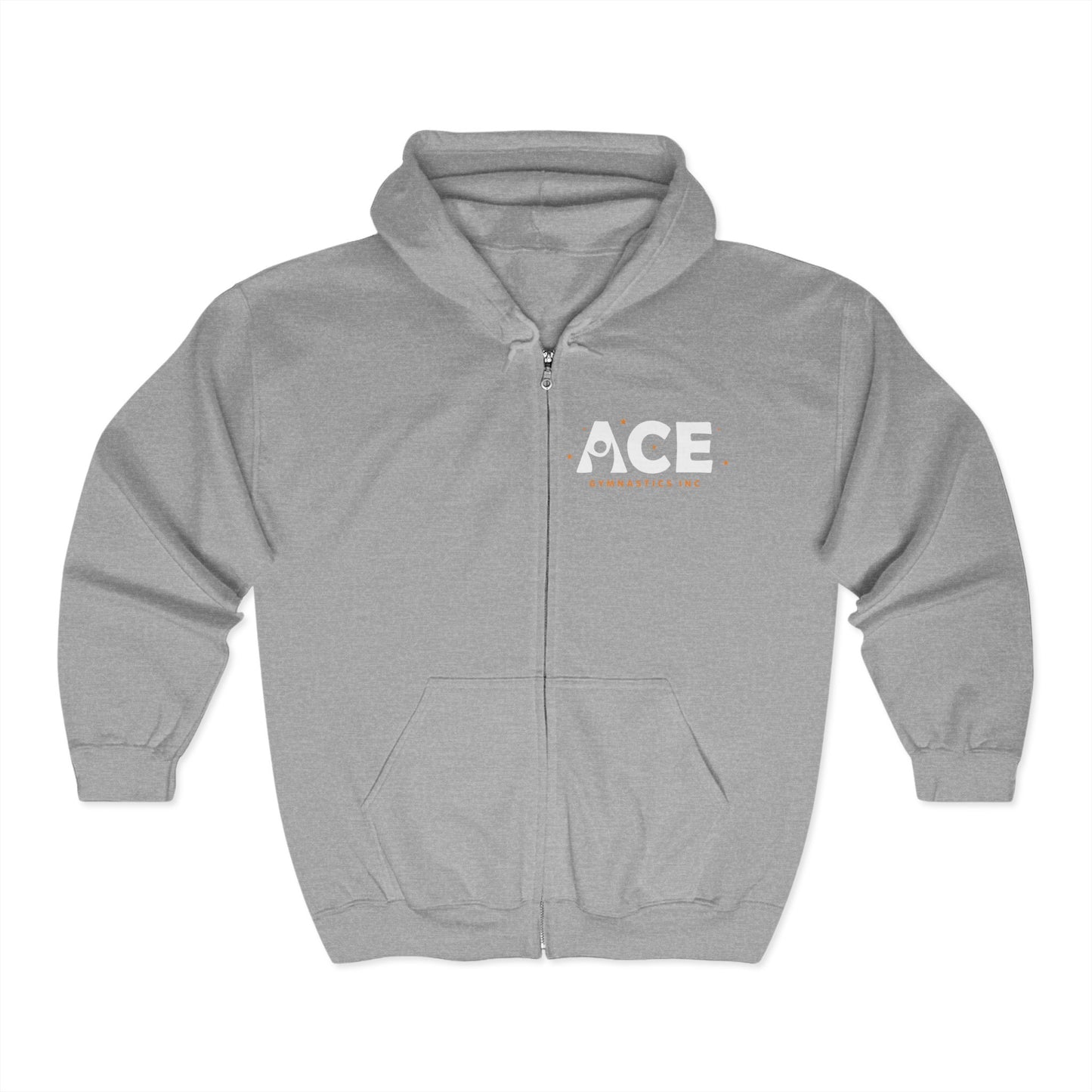 Classic Zip-Up Hoodie - Ace Gymnastics