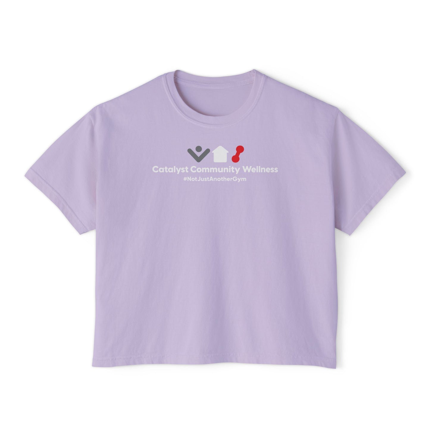Women’s Oversized Boxy Tee - Notjustanothergym-Catalyst Community Wellness