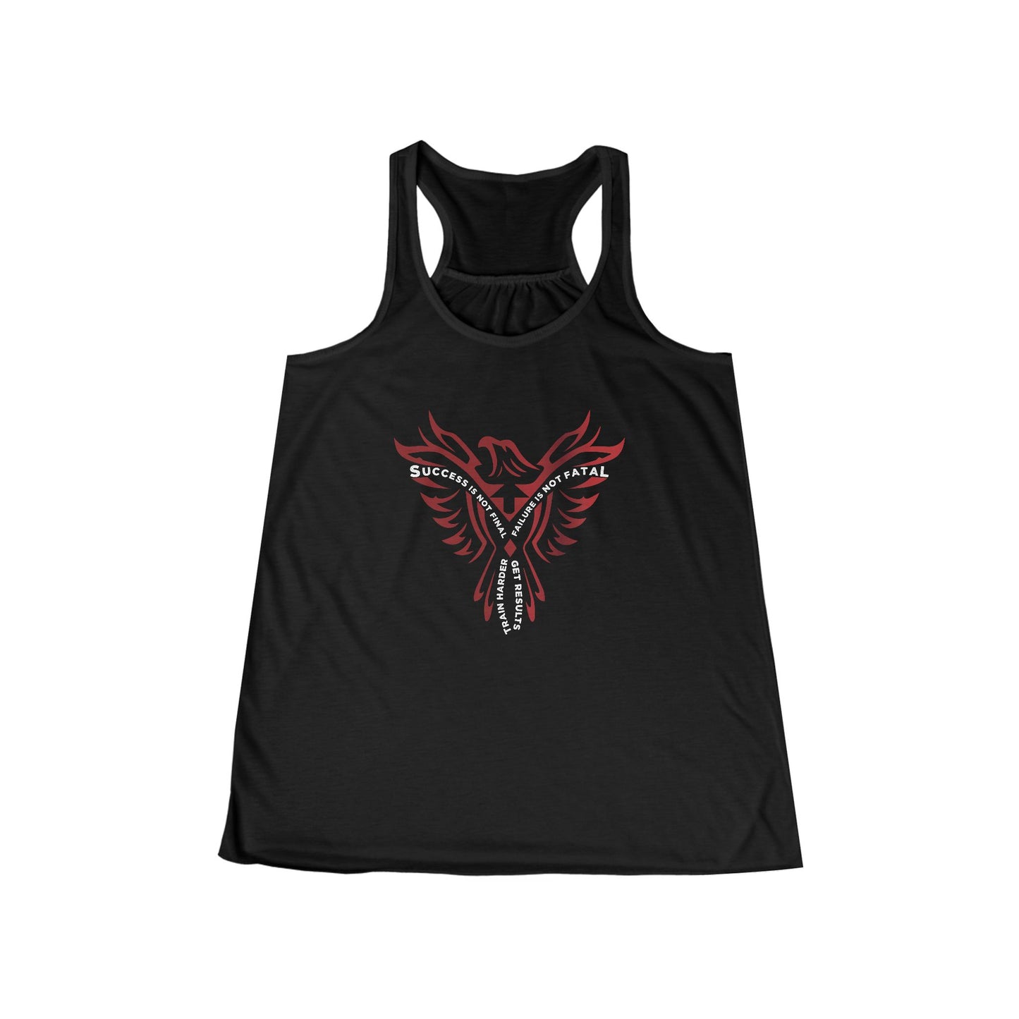 Ladies Flowy Racerback Tank - Level Up Fitness