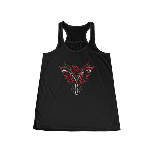 Ladies Flowy Racerback Tank - Level Up Fitness