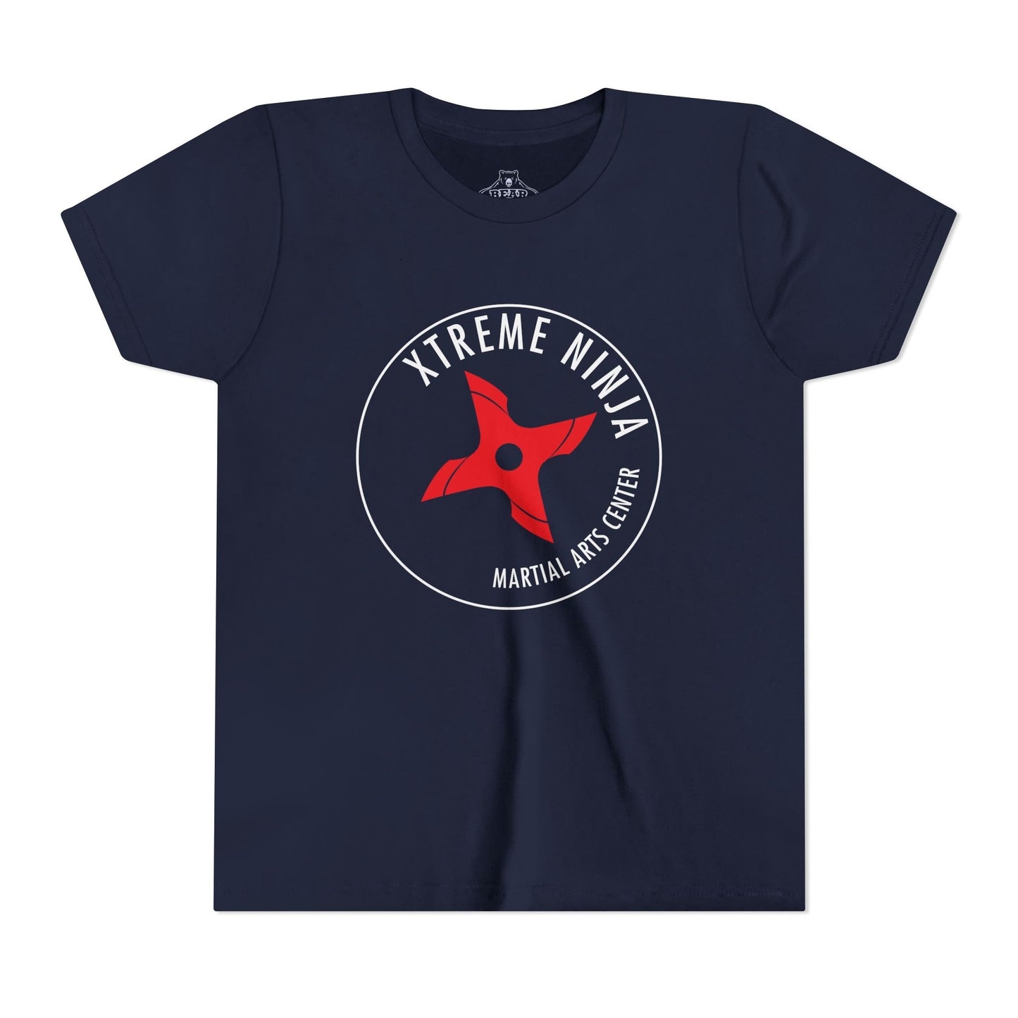 Youth Airlume Cotton Athletic  Tee - Xtreme Ninja Martial Arts