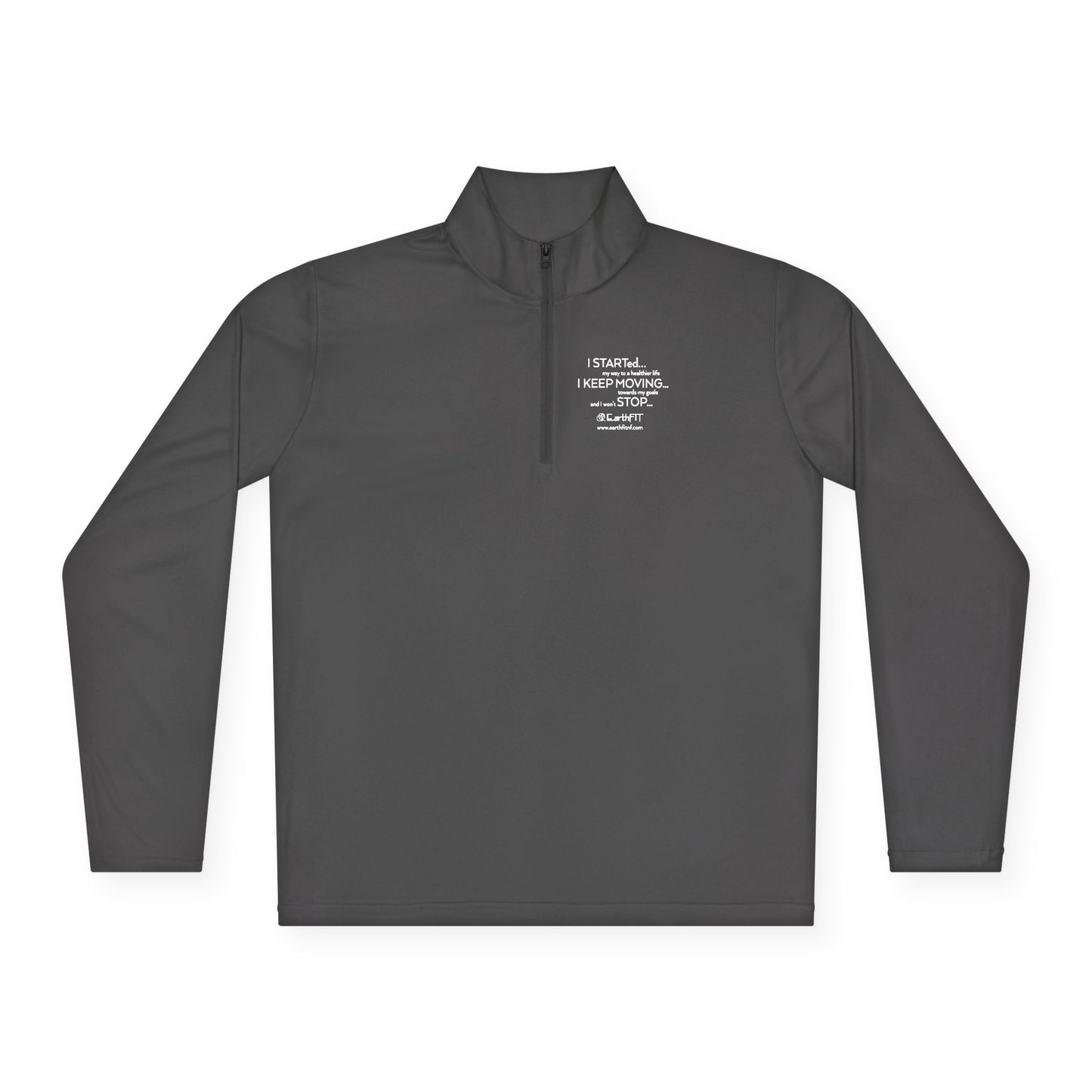 Men’s Performance Quarter-Zip Pullover -  Keep Moving- EarthFit