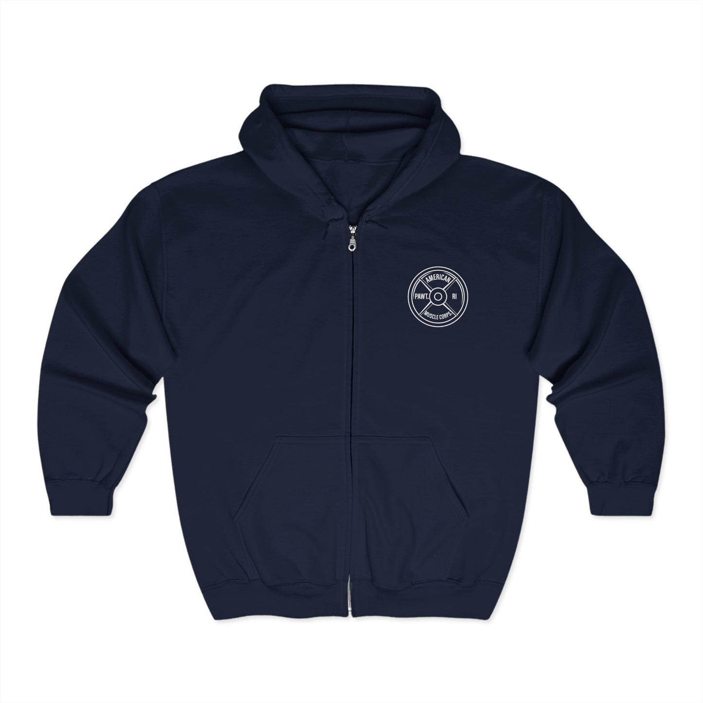 Classic Zip-Up Hoodie - AMC Strong - American Muscle Corps