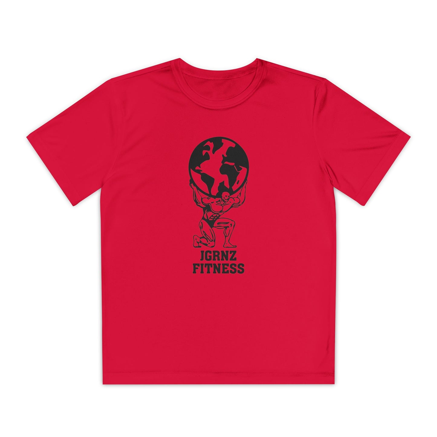 Youth Moisture-Wicking Performance Tee - FB - JGRNZ Fitness