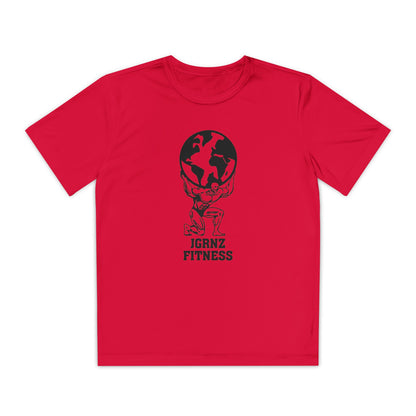 Youth Moisture-Wicking Performance Tee - FB - JGRNZ Fitness