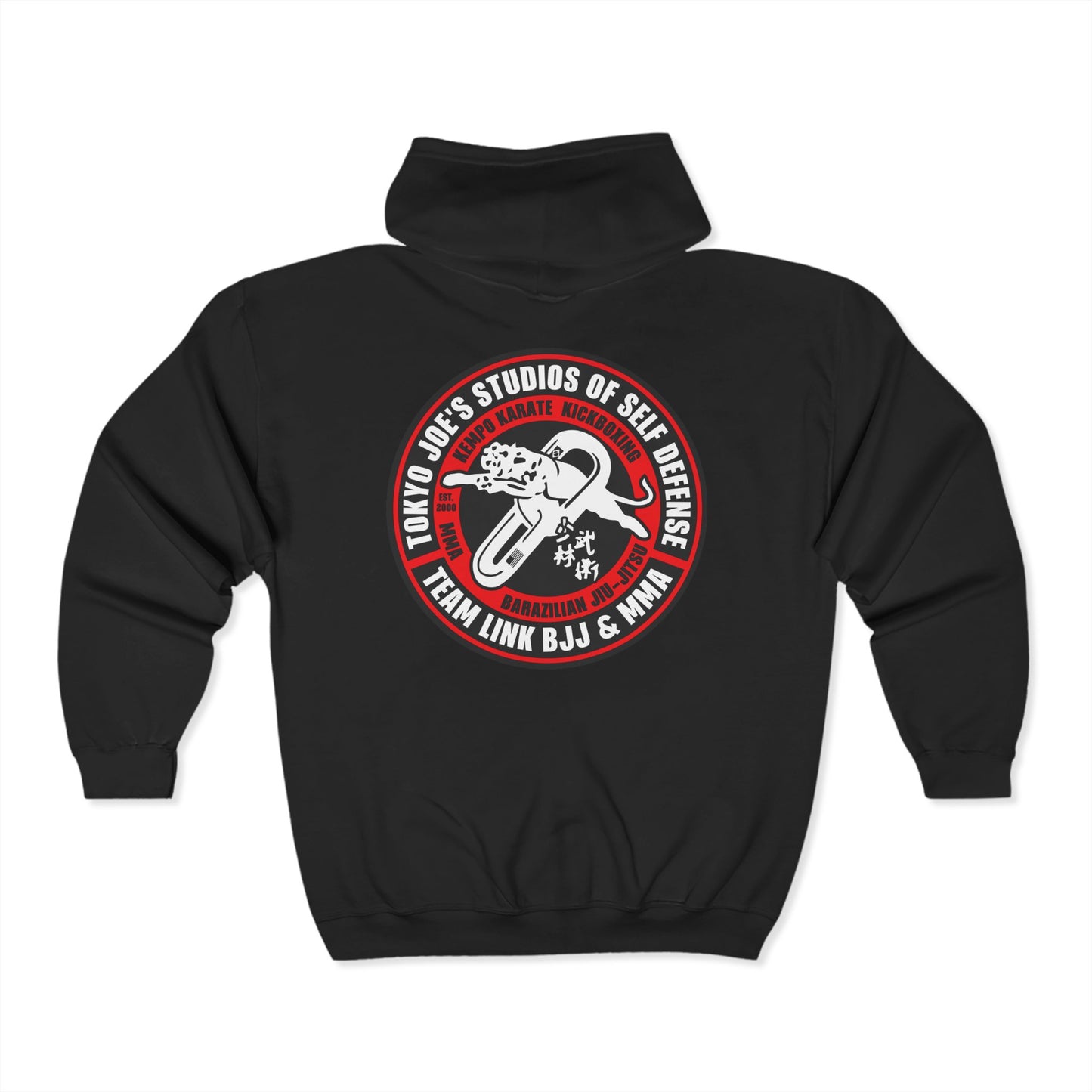 Classic Zip-Up Hoodie - F5 - Template