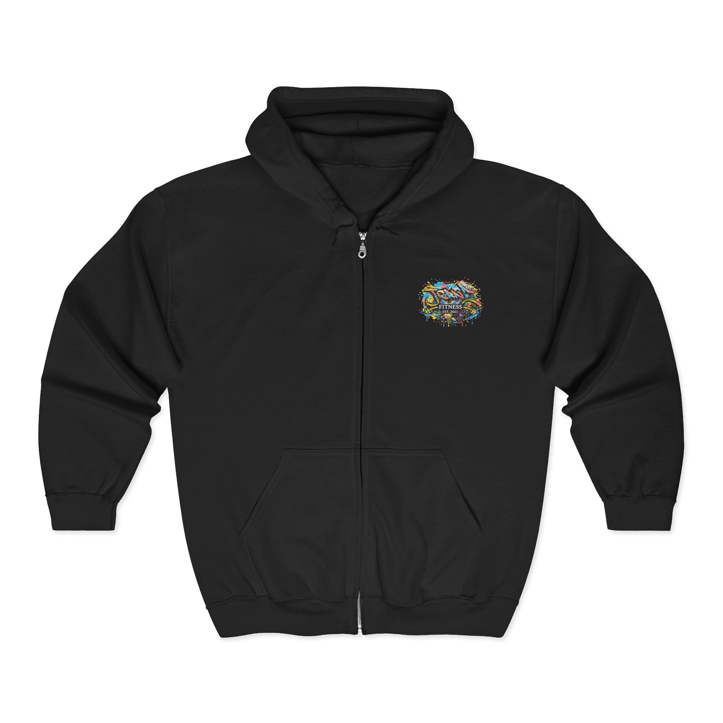 Classic Zip-Up Hoodie - EST 2021 - JGRNZ Fitness