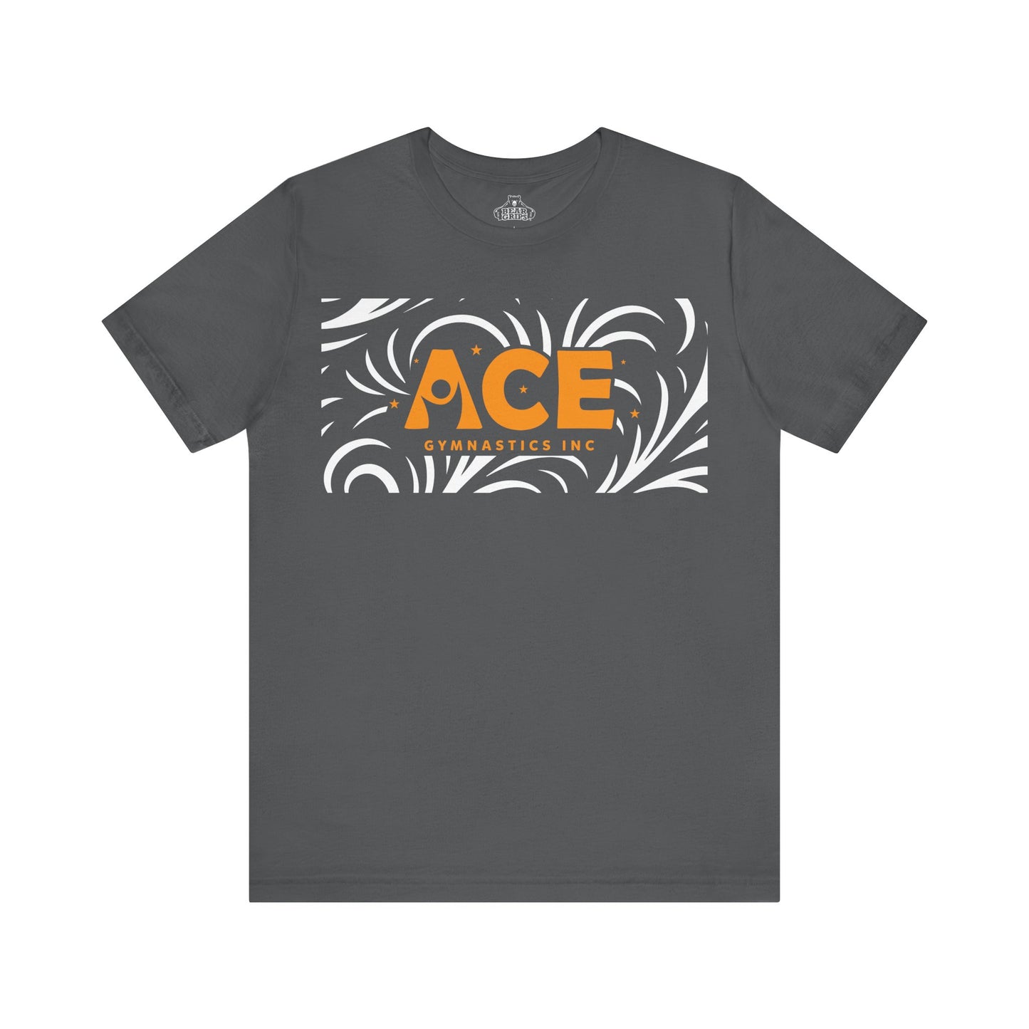 Airlume Cotton Athletic Tee - Pattern - Ace Gymnastics