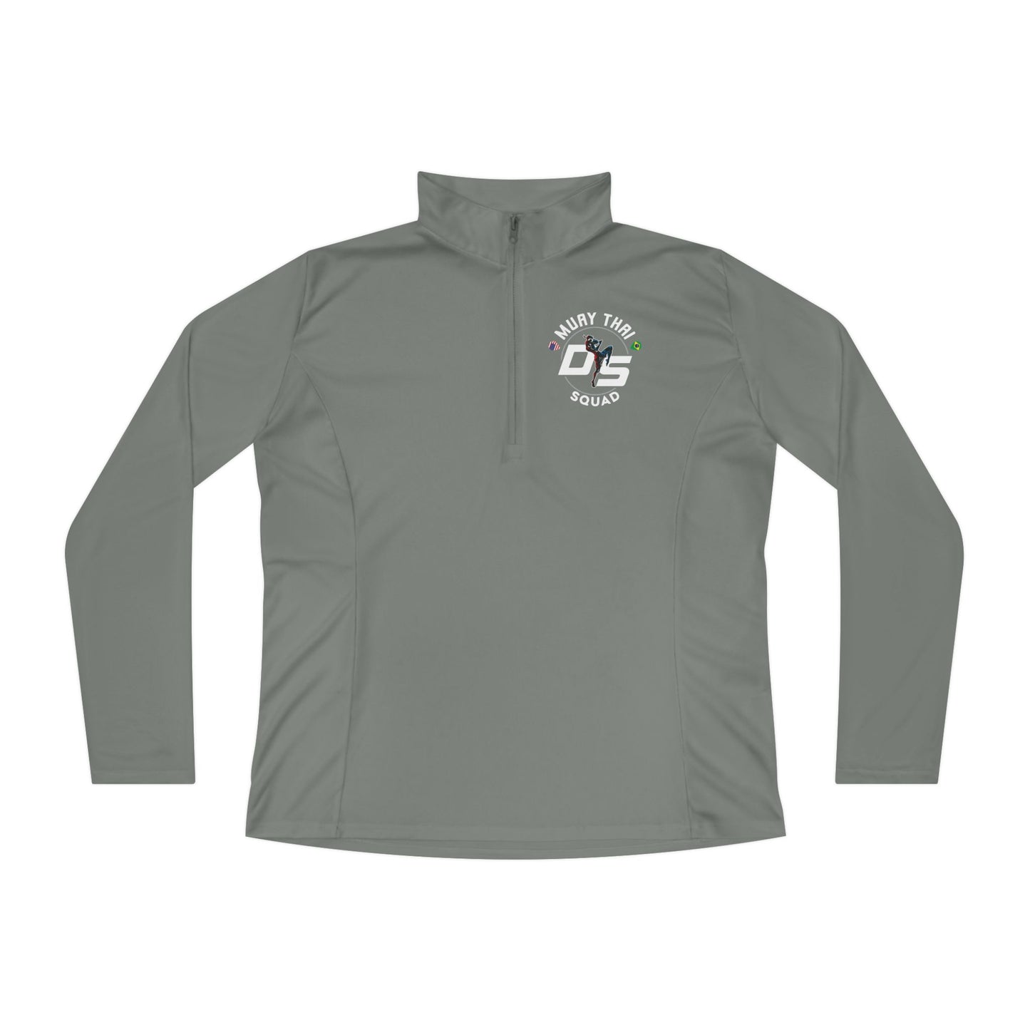Ladies’ Quarter-Zip Pullover - DS Muay Thai Squad
